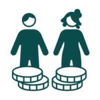 Gender Pay Gap Symbol